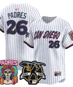 Padres Jersey #26 San Diego Padres 2026 City Connect Vapor Premier Limited Tony Gwynn Patch Stitched