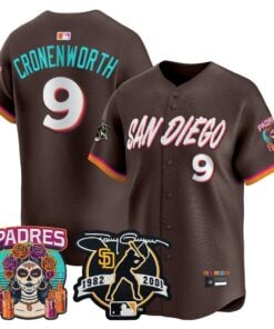 Jake Cronenworth Jersey #9 San Diego Padres 2026 City Connect Vapor Premier Limited Tony Gwynn Patch Stitched