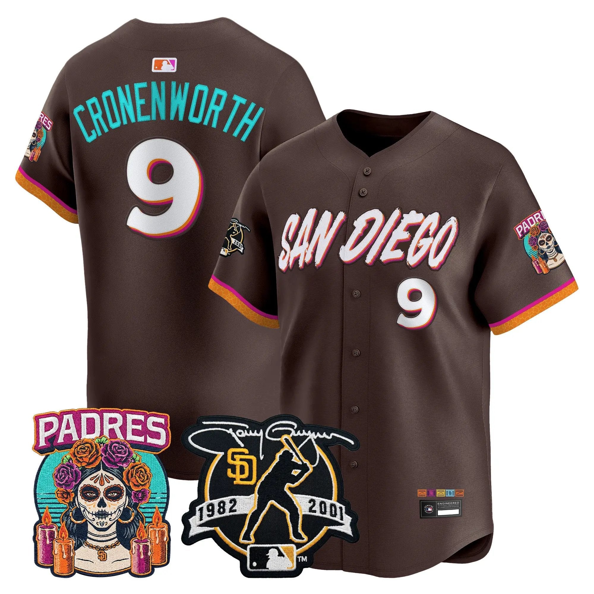 jake-cronenworth-jersey-9-san-diego-padres-2026-city-connect-vapor-premier-limited-tony-gwynn-patch-stitched-04 - Robert Henrys Jake Cronenworth Jersey #9 San Diego Padres 2026 City Connect Vapor Premier Limited Tony Gwynn Patch Stitched