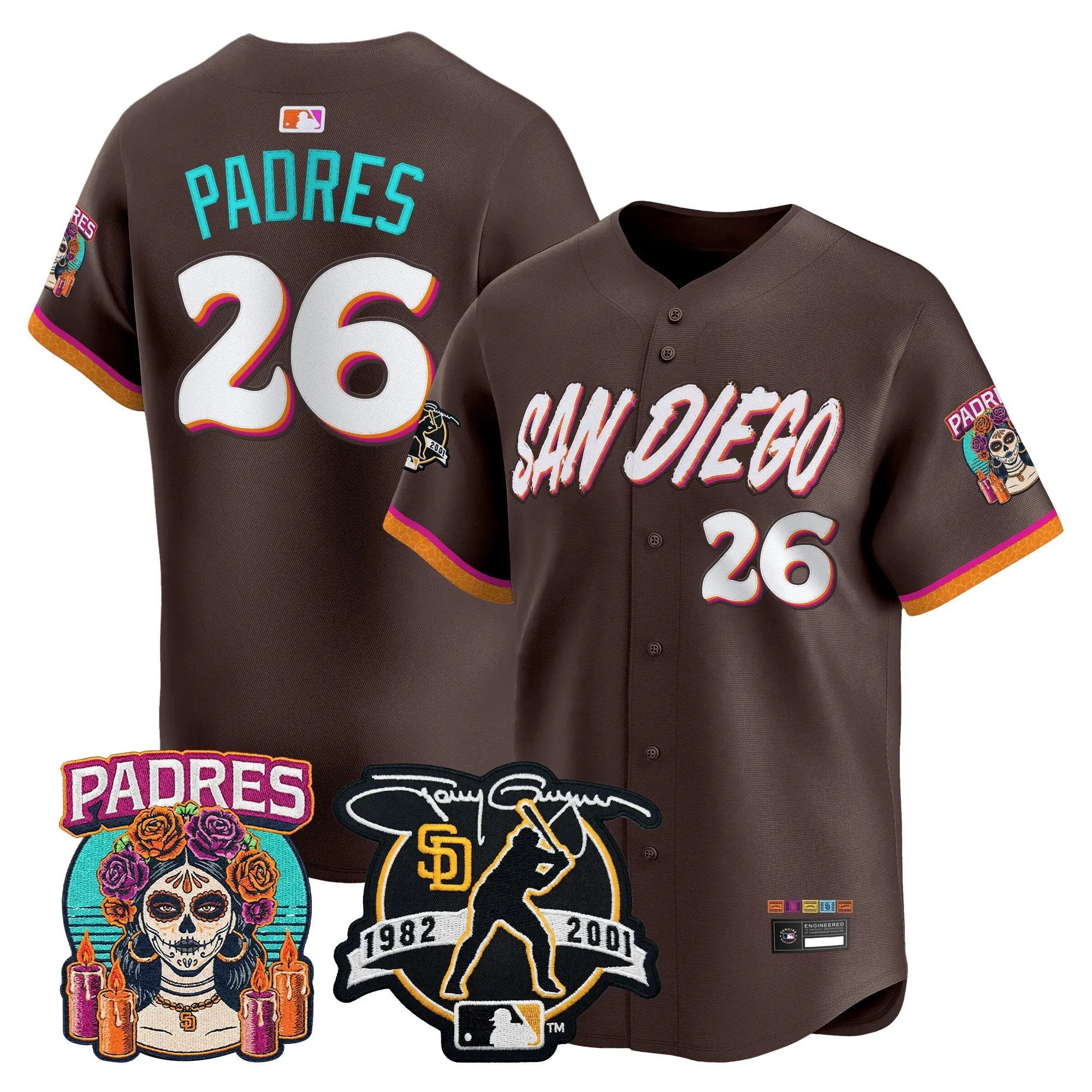 padres-jersey-26-san-diego-padres-2026-city-connect-vapor-premier-limited-tony-gwynn-patch-stitched-04 - Robert Henrys Padres Jersey #26 San Diego Padres 2026 City Connect Vapor Premier Limited Tony Gwynn Patch Stitched