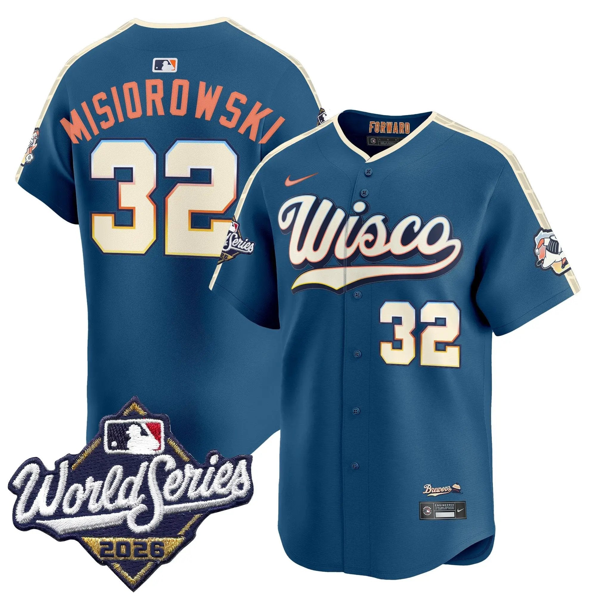 jacob-misiorowski-jersey-32-milwaukee-brewers-2026-world-series-vapor-premier-limited-stitched-05 - Robert Henrys Jacob Misiorowski Jersey #32 Milwaukee Brewers 2026 World Series Vapor Premier Limited Stitched