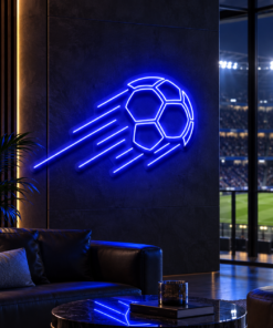 Soccer Ball Neon Sign by CustomNeonStudio