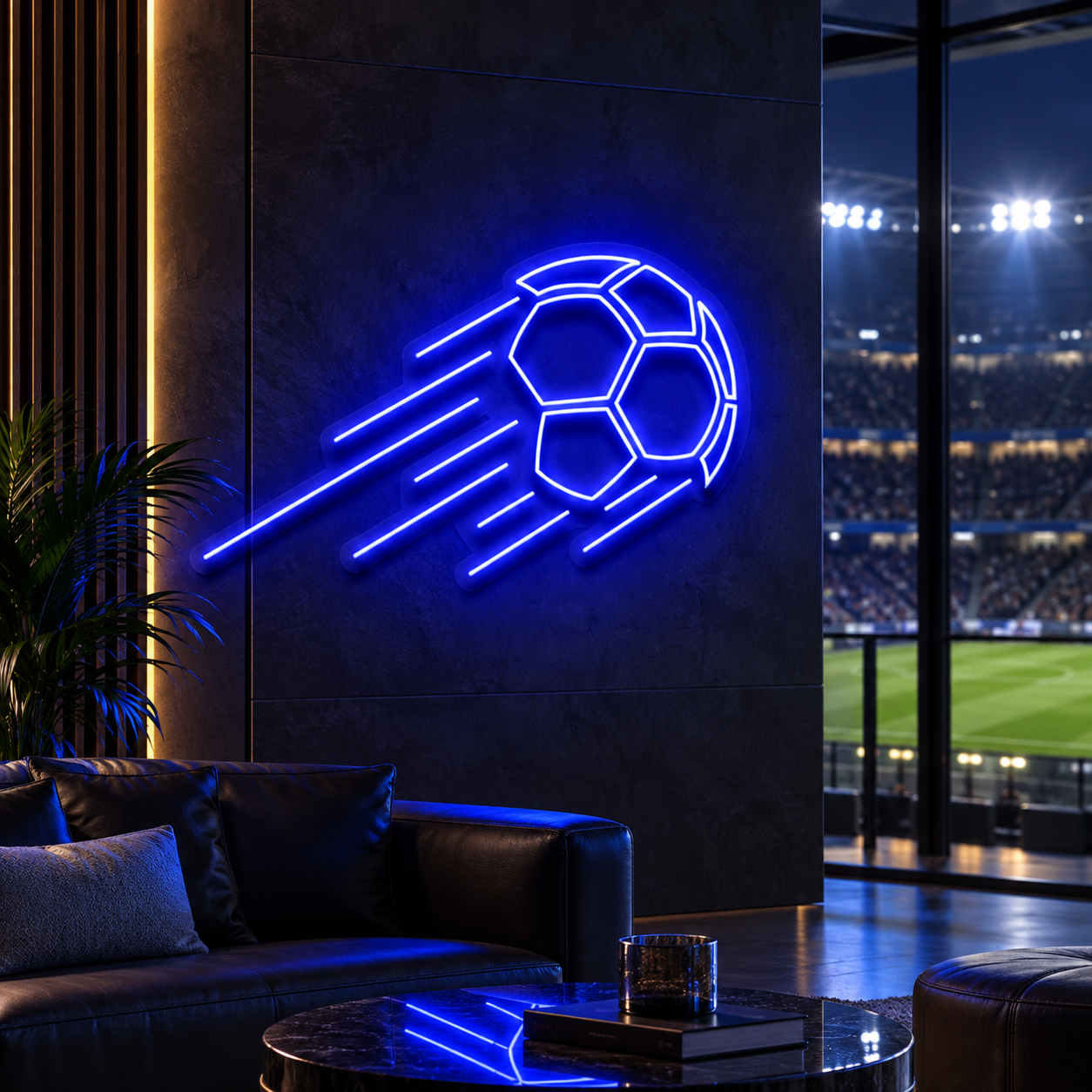 Soccer Ball Neon Sign 1 Soccer Ball Neon Sign by CustomNeonStudio