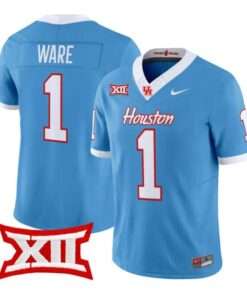 Andre Ware Jersey #1 Houston Cougars 2026 Football Limited Stitched by My Store NCAA Football Jerseys
