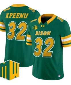 barry-kpeenu-jersey-32-north-dakota-state-bison-2026-code-green-vapor-01 - Robert Henrys Barry Kpeenu Jersey #32 North Dakota State Bison 2026 Code Green Vapor Stitched by My Store NCAA Football Jerseys