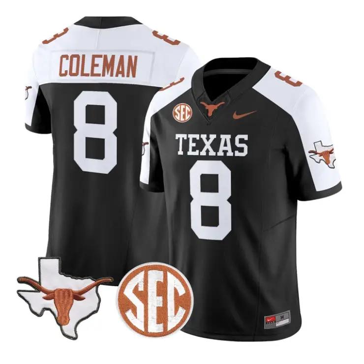 cam-coleman-jersey-8-texas-longhorns-2026-football-vapor-stitched-01 - Robert Henrys Cam Coleman Jersey #8 Texas Longhorns 2026 Football Vapor Stitched by My Store NCAA Football Jerseys