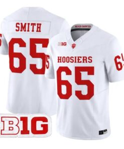 Carter Smith Jersey #65 Indiana Hoosiers 2026 Limited All Stitched by My Store NCAA Football Jerseys