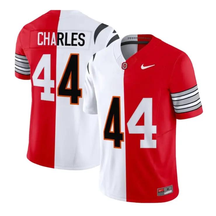 charles-jersey-44-ohio-state-buckeyes-and-cincinnati-bengals-split-vapor-01 - Robert Henrys Charles Jersey #44 Ohio State Buckeyes & Cincinnati Bengals Split Vapor Stitched by My Store NCAA Football Jerseys