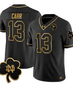 CJ Carr Jersey #13 Notre Dame Fighting Irish 2026 Vapor Stitched by My Store NCAA Football Jerseys