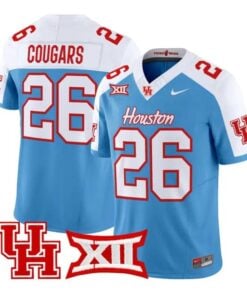 cougars-jersey-26-houston-cougars-2026-football-limited-all-stitched-01 - Robert Henrys Cougars Jersey #26 Houston Cougars 2026 Football Limited All Stitched by My Store NCAA Football Jerseys