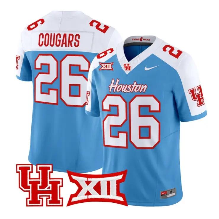 cougars-jersey-26-houston-cougars-2026-football-limited-all-stitched-01 - Robert Henrys Cougars Jersey #26 Houston Cougars 2026 Football Limited All Stitched by My Store NCAA Football Jerseys