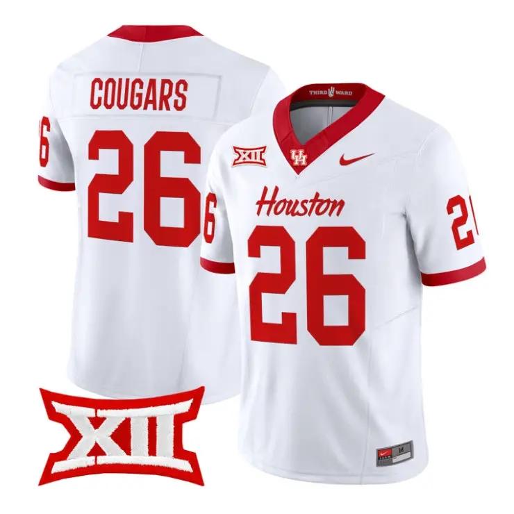 cougars-jersey-26-houston-cougars-2026-football-limited-all-stitched-04 - Robert Henrys Cougars Jersey #26 Houston Cougars 2026 Football Limited All Stitched by My Store NCAA Football Jerseys