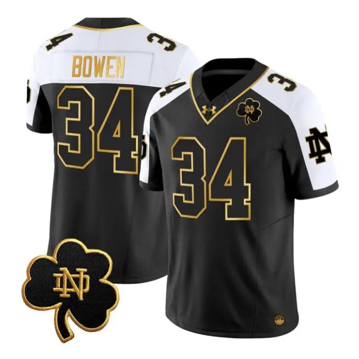 drayk-bowen-jersey-34-notre-dame-fighting-irish-2026-stitched-01 - Robert Henrys Drayk Bowen Jersey #34 Notre Dame Fighting Irish 2026 Stitched by My Store NCAA Football Jerseys