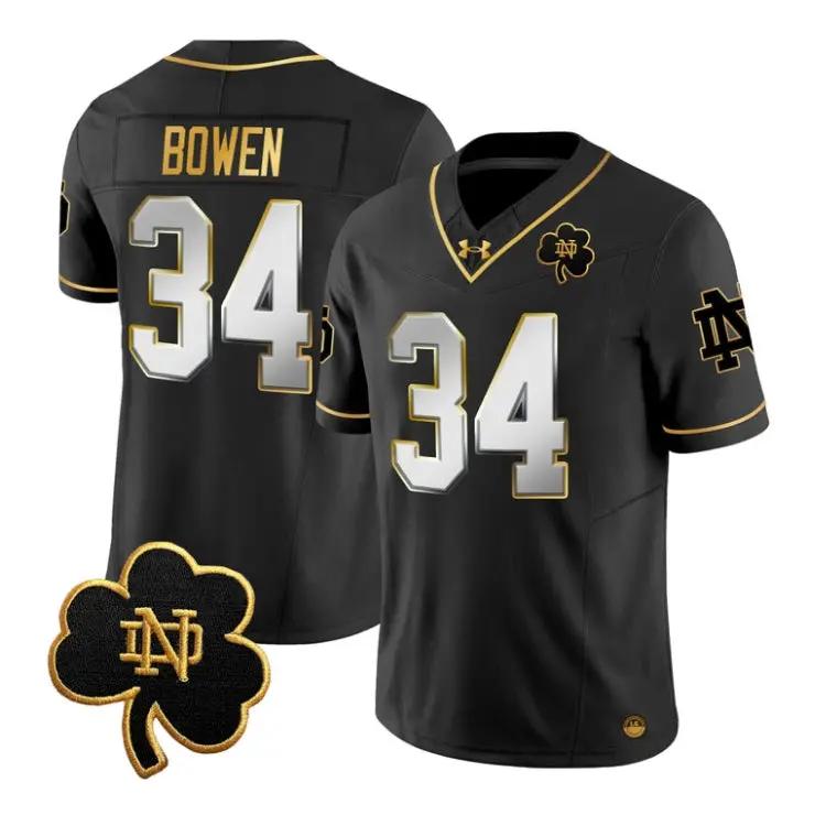 drayk-bowen-jersey-34-notre-dame-fighting-irish-2026-stitched-03 - Robert Henrys Drayk Bowen Jersey #34 Notre Dame Fighting Irish 2026 Stitched by My Store NCAA Football Jerseys