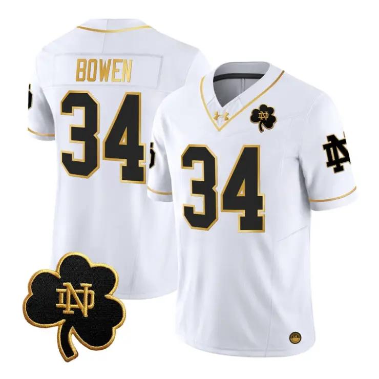 drayk-bowen-jersey-34-notre-dame-fighting-irish-2026-stitched-04 - Robert Henrys Drayk Bowen Jersey #34 Notre Dame Fighting Irish 2026 Stitched by My Store NCAA Football Jerseys