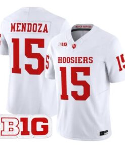 Fernando Mendoza Jersey #15 Indiana Hoosiers 2026 Limited Stitched by My Store NCAA Football Jerseys