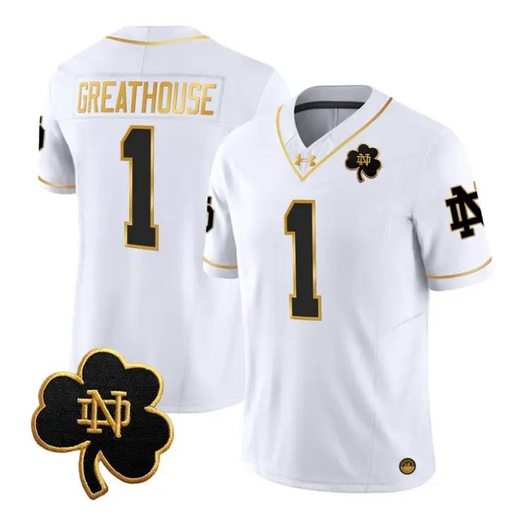 jaden-greathouse-jersey-1-notre-dame-fighting-irish-2026-stitched-04 - Robert Henrys Jaden Greathouse Jersey #1 Notre Dame Fighting Irish 2026 Stitched by My Store NCAA Football Jerseys