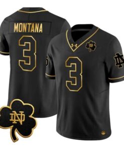 Joe Montana Jersey #3 Notre Dame Fighting Irish 2026 All Stitched by My Store NCAA Football Jerseys