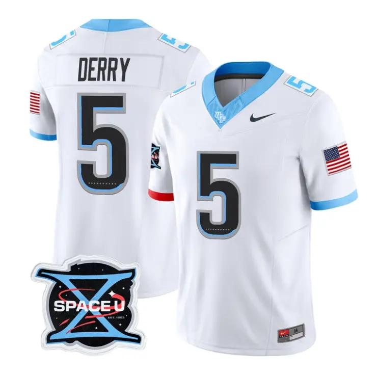 josh-derry-jersey-5-ucf-knights-2026-mission-x-football-vapor-limited-01 - Robert Henrys Josh Derry Jersey #5 UCF Knights 2026 Mission X Football Vapor Limited Stitched by My Store NCAA Football Jerseys