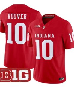 Josh Hoover Jersey #10 Indiana Hoosiers 2026 Football All Stitched by My Store NCAA Football Jerseys
