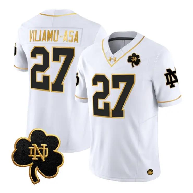 kyngstonn-viliamu-asa-jersey-27-notre-dame-fighting-irish-2026-04 - Robert Henrys Kyngstonn Viliamu-Asa Jersey #27 Notre Dame Fighting Irish 2026 by My Store NCAA Football Jerseys