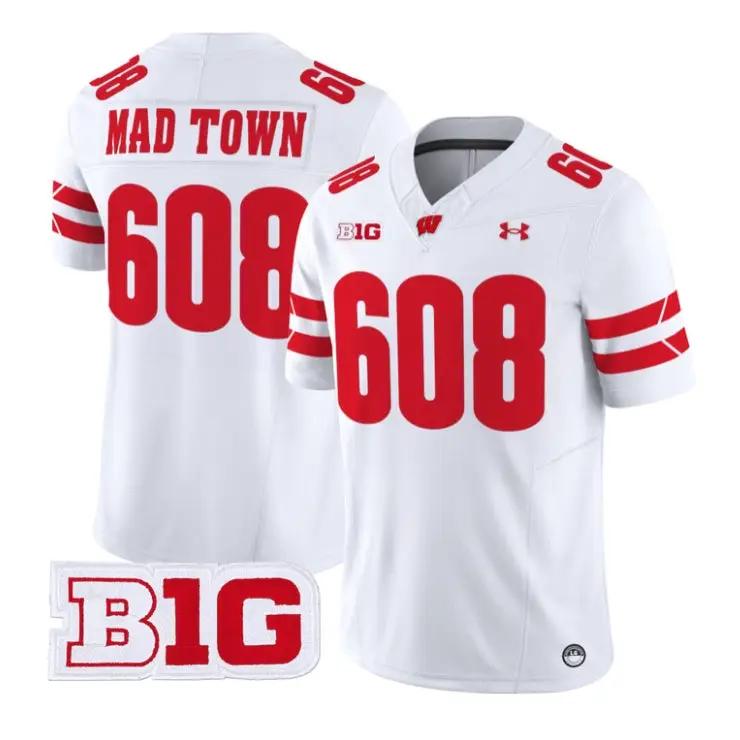 mad-town-jersey-608-wisconsin-badgers-2026-vapor-limited-stitched-05 - Robert Henrys Mad Town Jersey #608 Wisconsin Badgers 2026 Vapor Limited Stitched by My Store NCAA Football Jerseys
