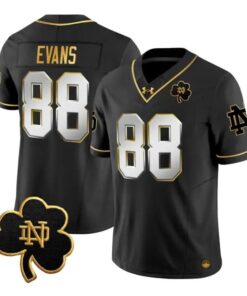 Mitchell Evans Jersey #88 Notre Dame Fighting Irish 2026 Stitched by My Store NCAA Football Jerseys