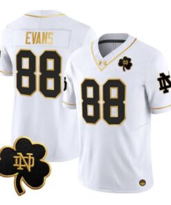Mitchell Evans Jersey #88 Notre Dame Fighting Irish 2026 Stitched by My Store NCAA Football Jerseys