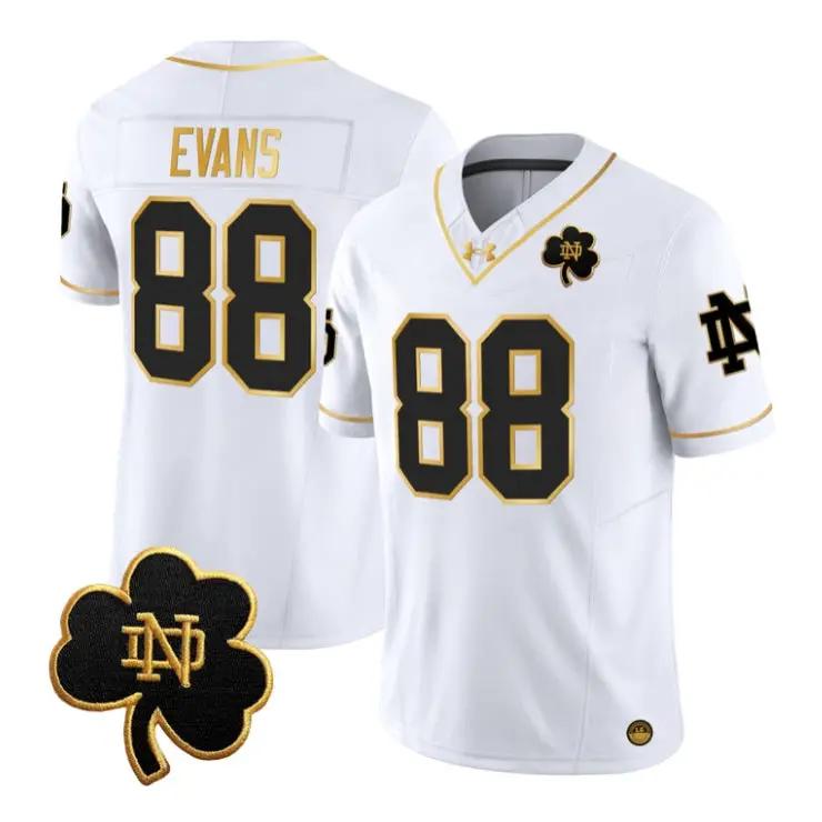 mitchell-evans-jersey-88-notre-dame-fighting-irish-2026-stitched-04 - Robert Henrys Mitchell Evans Jersey #88 Notre Dame Fighting Irish 2026 Stitched by My Store NCAA Football Jerseys