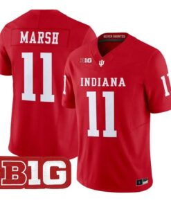 Nick Marsh Jersey #11 Indiana Hoosiers 2026 Football All Stitched by My Store NCAA Football Jerseys