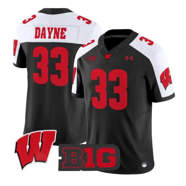 ron-dayne-jersey-33-wisconsin-badgers-2026-vapor-limited-stitched-01 - Robert Henrys Ron Dayne Jersey #33 Wisconsin Badgers 2026 Vapor Limited Stitched by My Store NCAA Football Jerseys