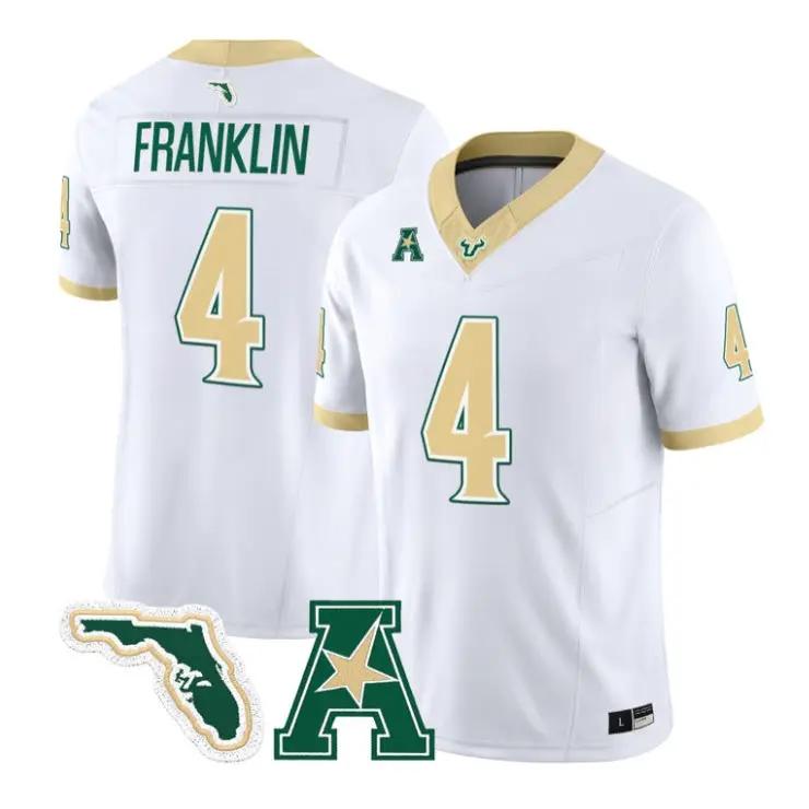 sam-franklin-jersey-4-south-florida-bulls-2026-the-gold-standard-all-01 - Robert Henrys Sam Franklin Jersey #4 South Florida Bulls 2026 The Gold Standard All Stitched by My Store NCAA Football Jerseys