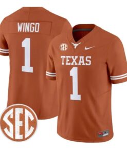Team Jersey #1 Texas Longhorns 2026 Football Vapor Limited Stitched by My Store NCAA Football Jerseys