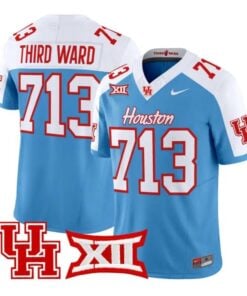 Third Ward Jersey #713 Houston Cougars 2026 Vapor Limited Stitched by My Store NCAA Football Jerseys