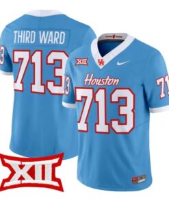 Third Ward Jersey #713 Houston Cougars 2026 Vapor Limited Stitched by My Store NCAA Football Jerseys