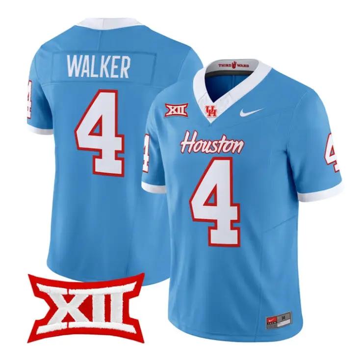trent-walker-jersey-4-houston-cougars-2026-football-limited-stitched-02 - Robert Henrys Trent Walker Jersey #4 Houston Cougars 2026 Football Limited Stitched by My Store NCAA Football Jerseys